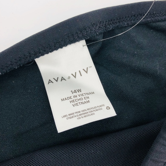 4 for $25 SALE AVA & VIV High Waist Bikini Bottom - Picture 6 of 6